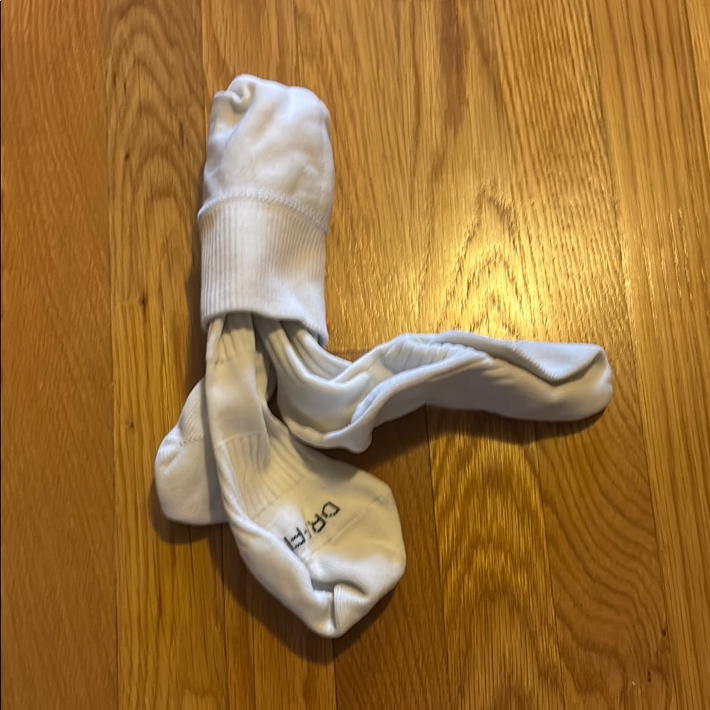 White Nike Dri-Fit Men's Soccer Socks